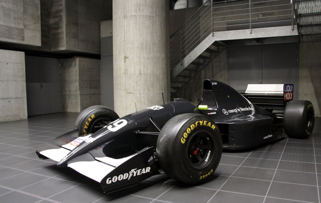 The Sauber C12 lettered with “concept by | Mercedes Benz” | Photo Credit